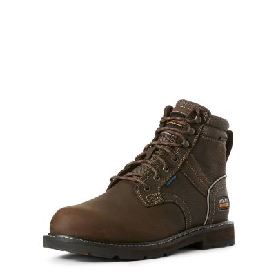 Ariat Groundbreaker 6" II Koyu Kahverengi Iş Ayakkabıları Erkek (41764-330)